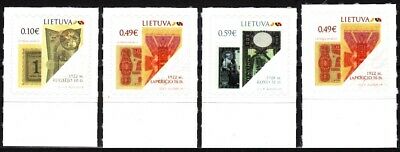 Lithuania 2020-01 Definitive: Historical Paper Money. With Variety 49c, Mint