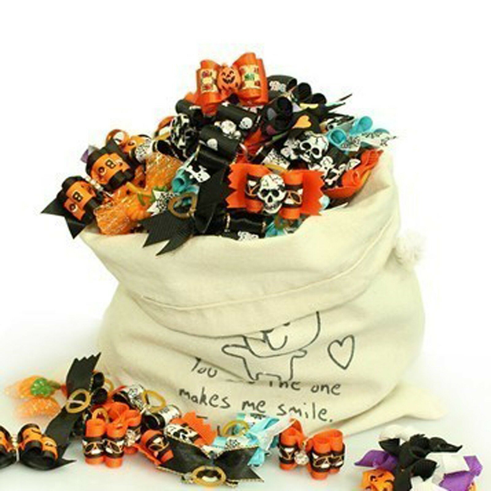 Hot Halloween Dog Hair Bows Topknot Pet Dog Grooming Dog Hair Bows Accessories