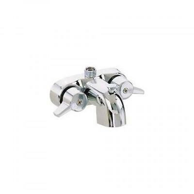 Heavy Duty 3 3/8" Centers Chrome Plated Diverter Clawfoot Tub Faucet, New